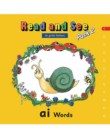 Jolly Phonics (American English) Read and See Pack 2 (12 titles) (in print letters)