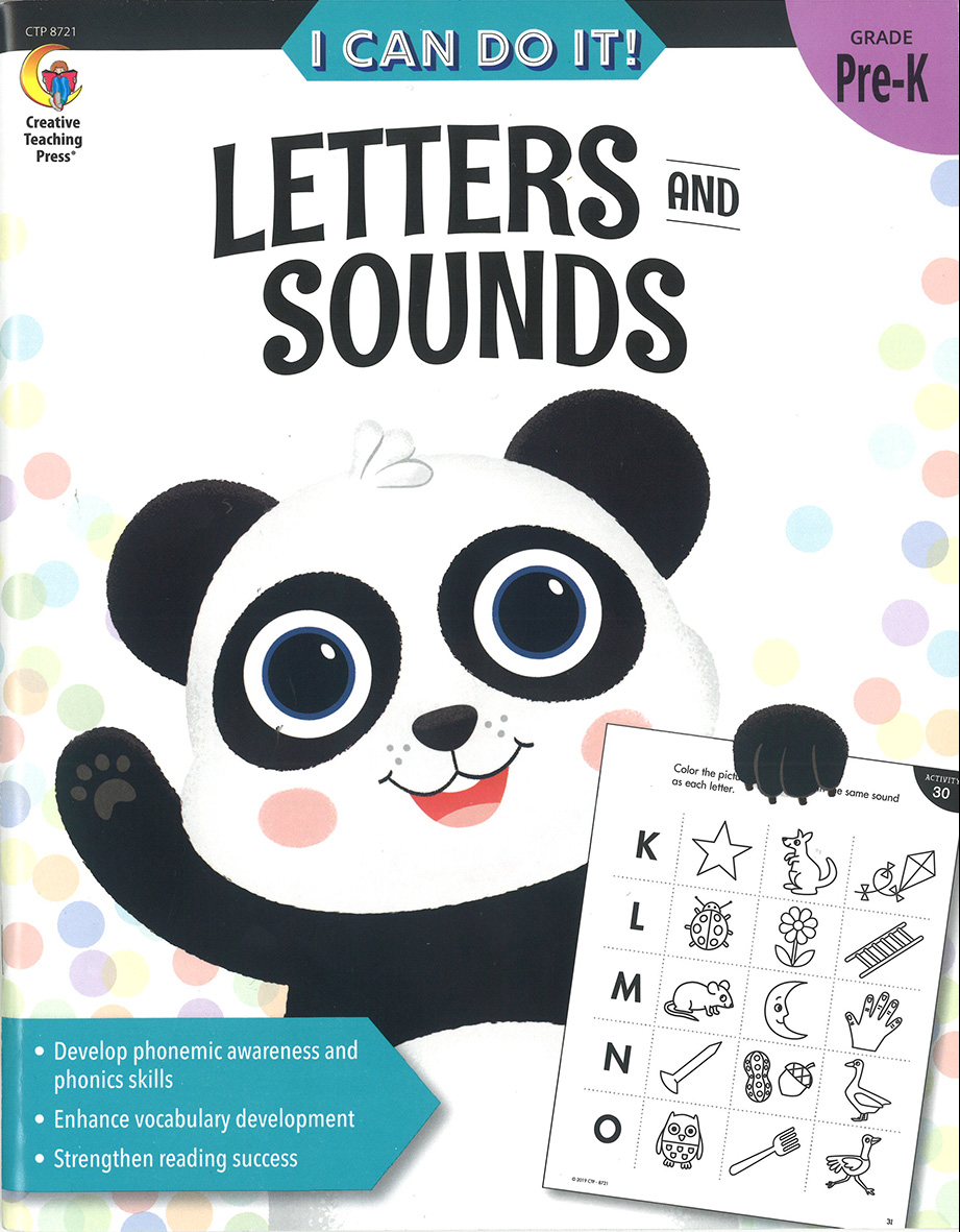 I Can Do It Letters And Sounds Prek (CTP8721)