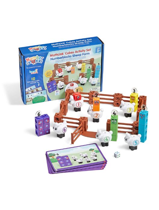 MathLink(R) Cubes Numberblocks Sheep Farm Activity Set マスリンクキューブ アクティビティセット ナンバーブロックス シープ ファーム
