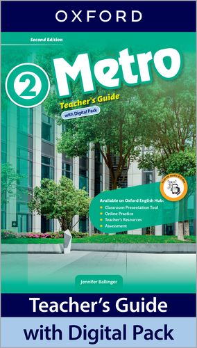 Metro 2nd Edition 2 Teacher's Guide with Digital Pack