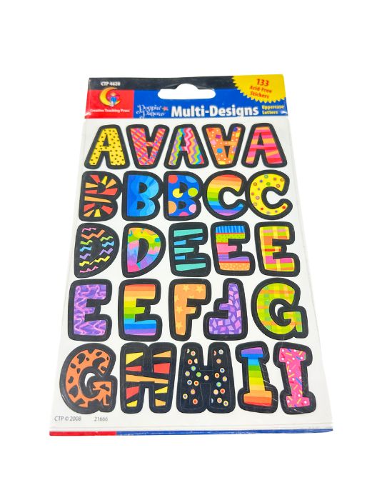 Multi Designs Uppercase Letters 133pieces