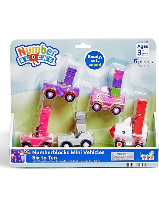 Numberblocks 6-10 Mini Vehicles ナンバーブロックス ミニカー フィギュアセット 6-10