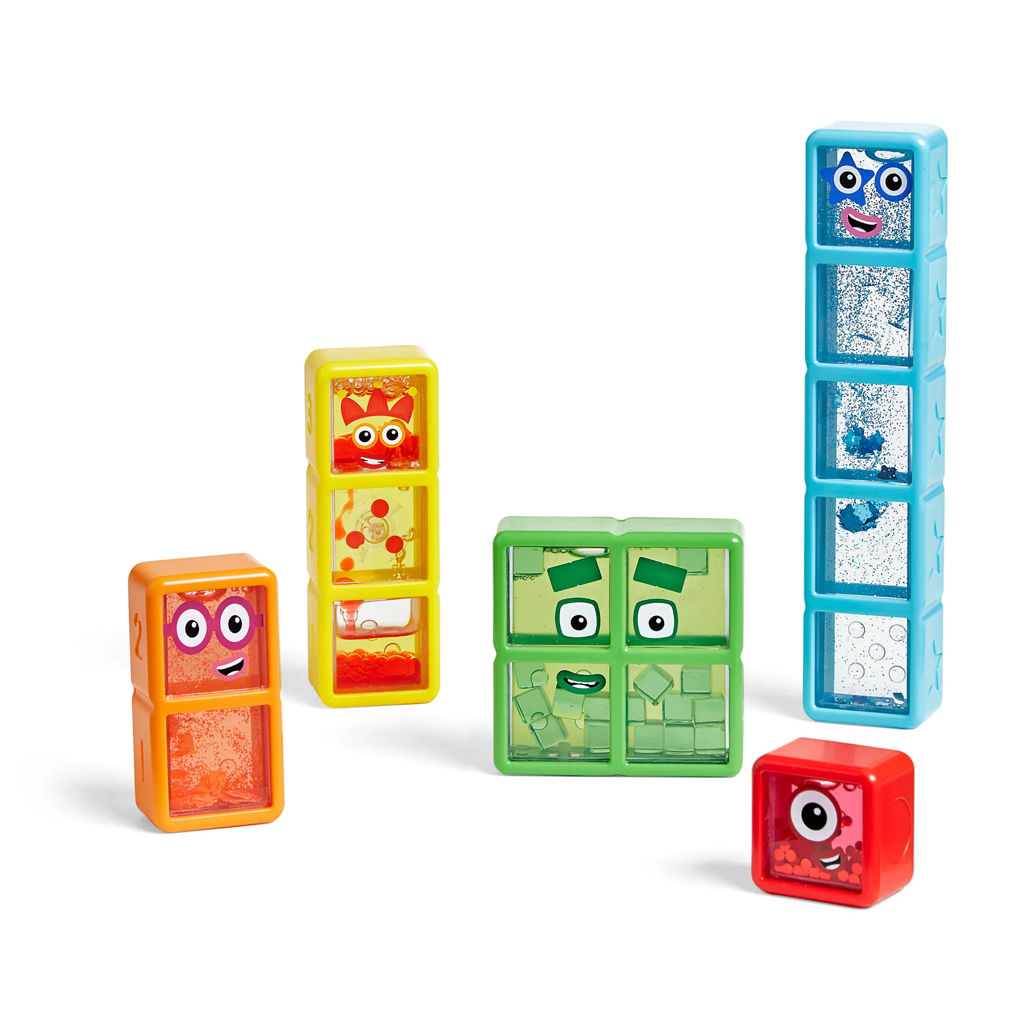 Numberblocks One to Five Sensory Bottles ナンバーブロックス1-5 センソリーボトル