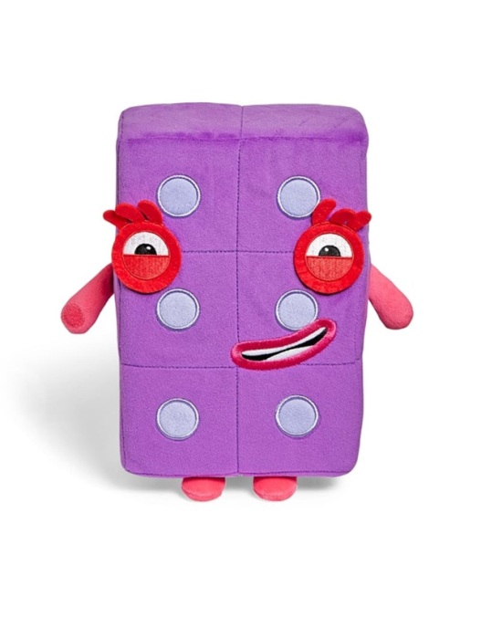 Numberblocks Six Playful Pal ナンバーブロックス ぬいぐるみ Six