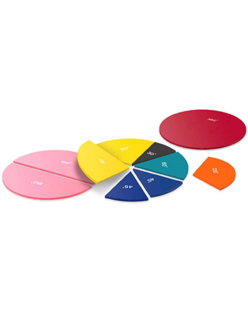 Rainbow Angle Circles レインボー プラスチックサークル 角度