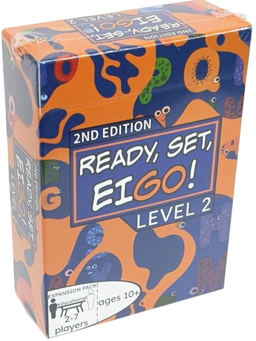 2nd Edition READY, SET, EIGO! Card Game LEVEL 2 EXPANSION カードパック (72 cards included)