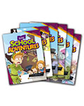 School Adventures Graded Comic Readers Level 2 set (6 Books)