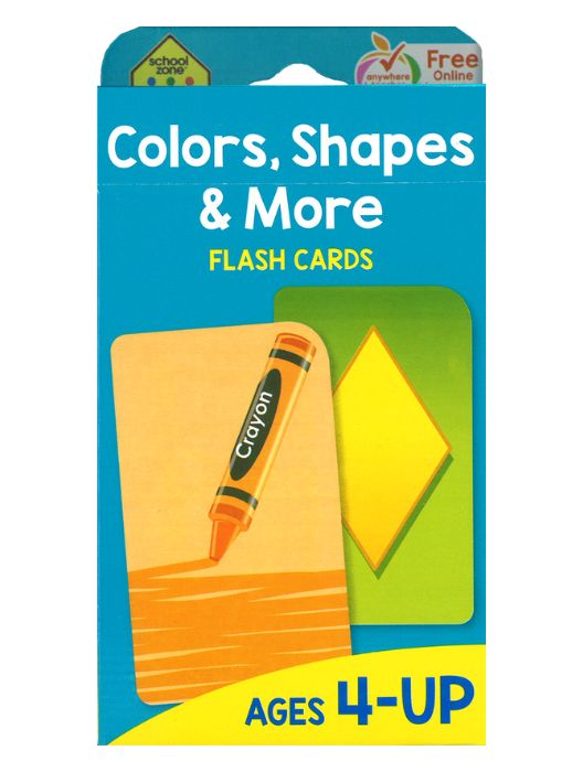 School Zone Flashcards Colors Shapes and More (04011/02KAP21)
