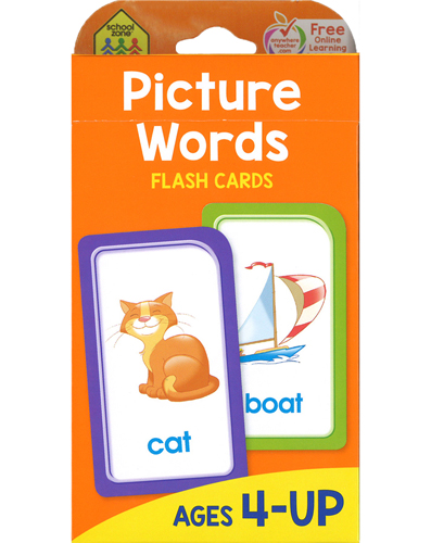School Zone Flashcards Picture Words (04024)