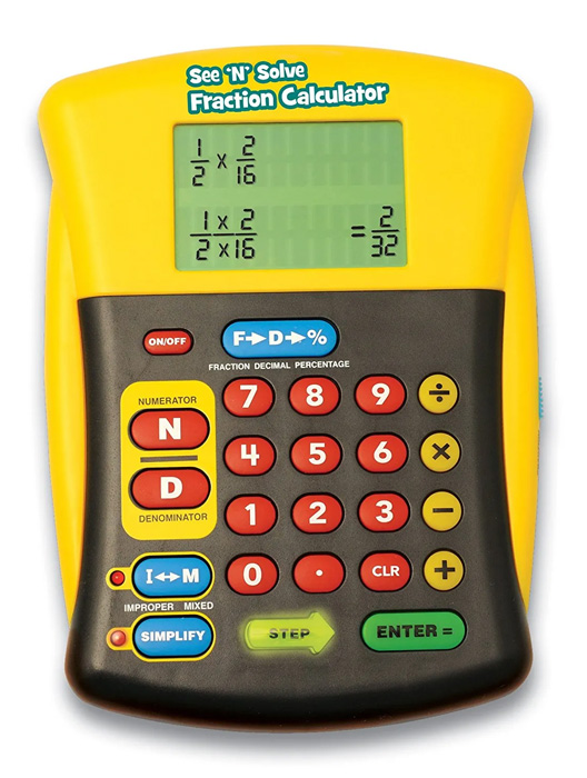 See ‘N’ Solve Fraction Calculator 楽しく学べる分数電卓