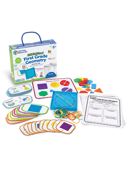 Skill Builders First Grade Geometry Activity Set