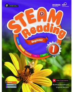 STEAM Reading Beginner 1 with Workbook and Audio QR codes
