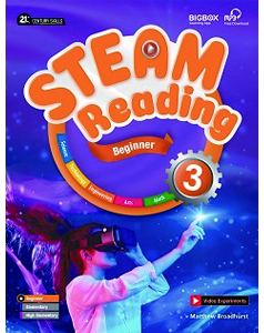 STEAM Reading Beginner 3 with Workbook and Audio QR codes