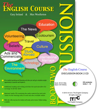 The English Course Discussion Student Book 2 and Audio CD (Book + CD Set)