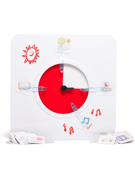 TIME TIMER 8 INCH + VISUAL SCHEDULER