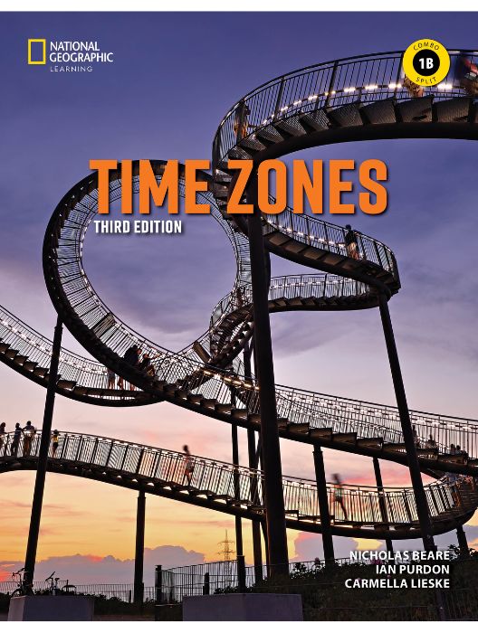 Time Zones 3rd Edition Book 1 Combo Split 1B with Spark Access + e-Book 1 year access