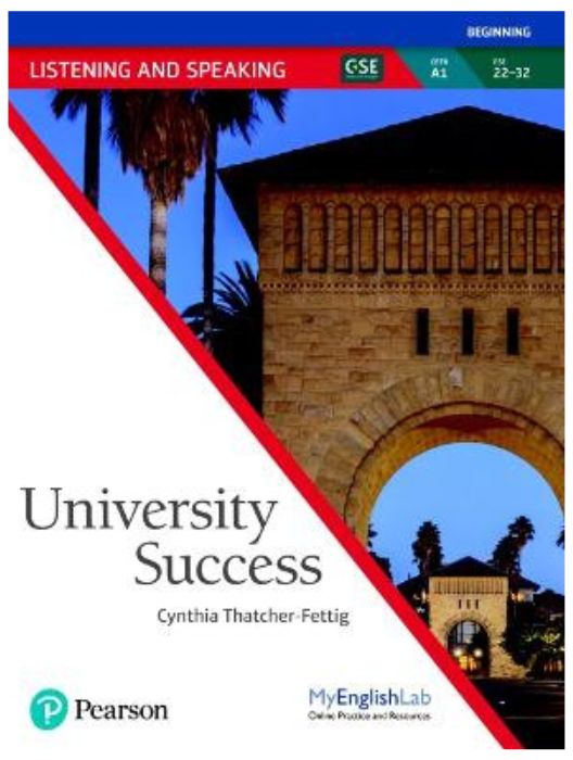 University Success Listening & Speaking Student Book with MyEnglishLab A1
