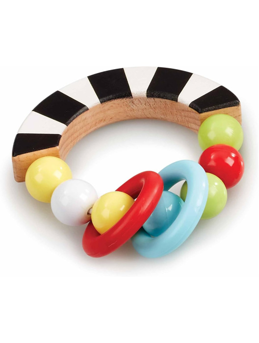 Wooden Bead Rattle 木製 ビーズラトル